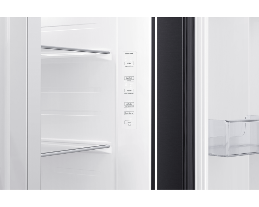 Samsung RS65DG54R3B1EF Side-by-Side  635 Liter Schwarz Festwasseranschluss
