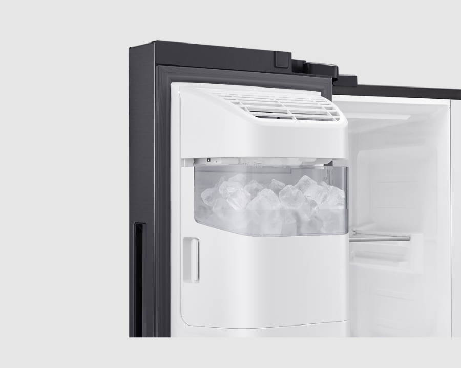 Samsung RS65DG54R3B1EF Side-by-Side  635 Liter Schwarz Festwasseranschluss