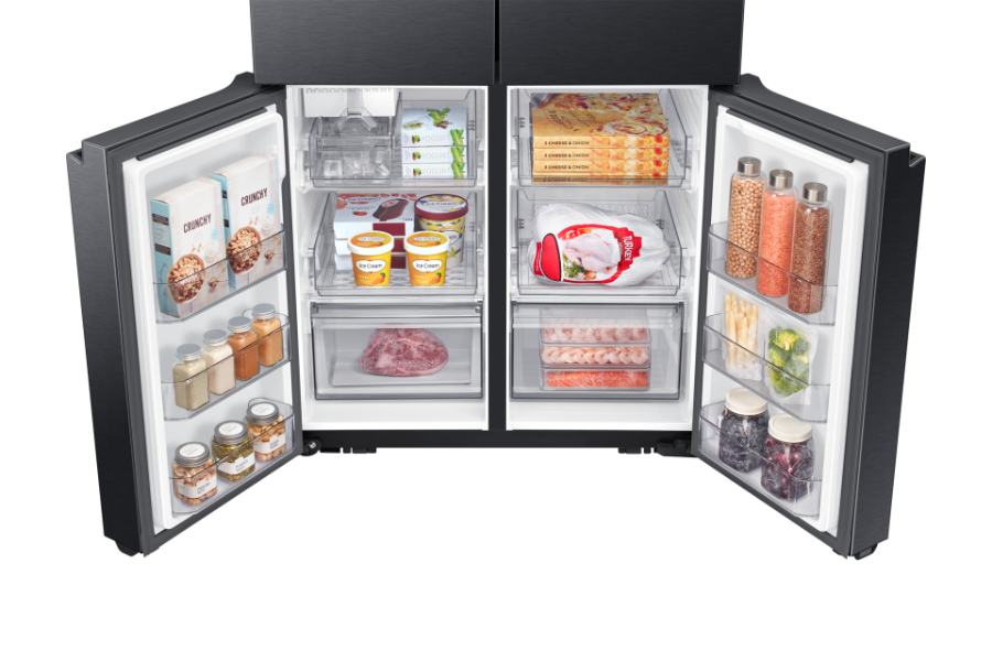 Samsung RF59C700EB1 Multi Door Schwarz Nofrost B x H x T:912 x 1779 x 723 mm