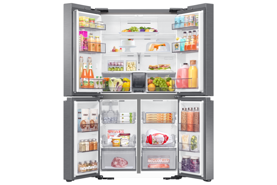 Samsung RF59C700ES9  French Door Kühlschrank mit AI  mit Wassertank E 649L silber,NoFrost