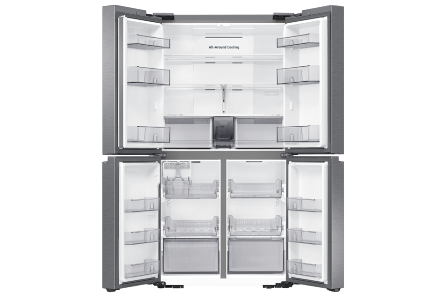 Samsung RF59C700ES9  French Door Kühlschrank mit AI  mit Wassertank E 649L silber,NoFrost