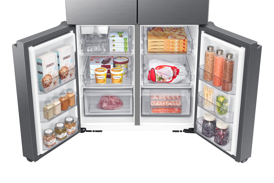 Samsung RF59C700ES9  French Door Kühlschrank mit AI  mit Wassertank E 649L silber,NoFrost