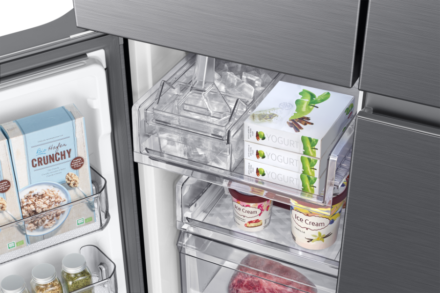 Samsung RF59C700ES9  French Door Kühlschrank mit AI  mit Wassertank E 649L silber,NoFrost