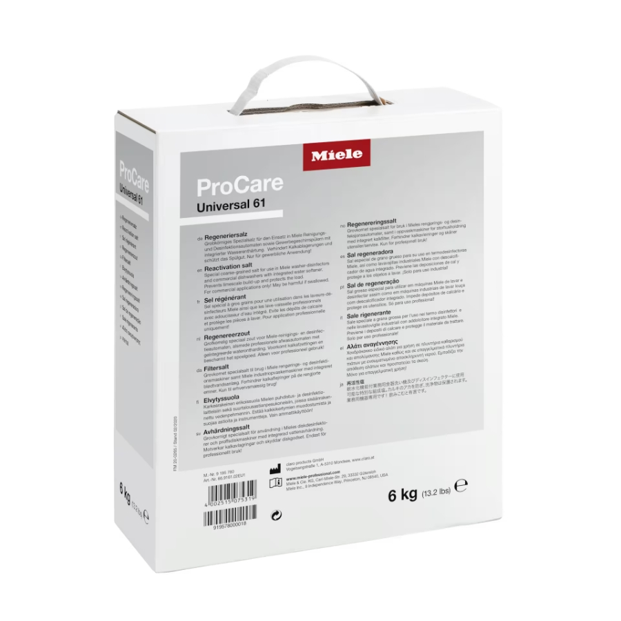 Miele ProCare Universal 61 - 6 kg Regeneriersalz 3 x 2 kg