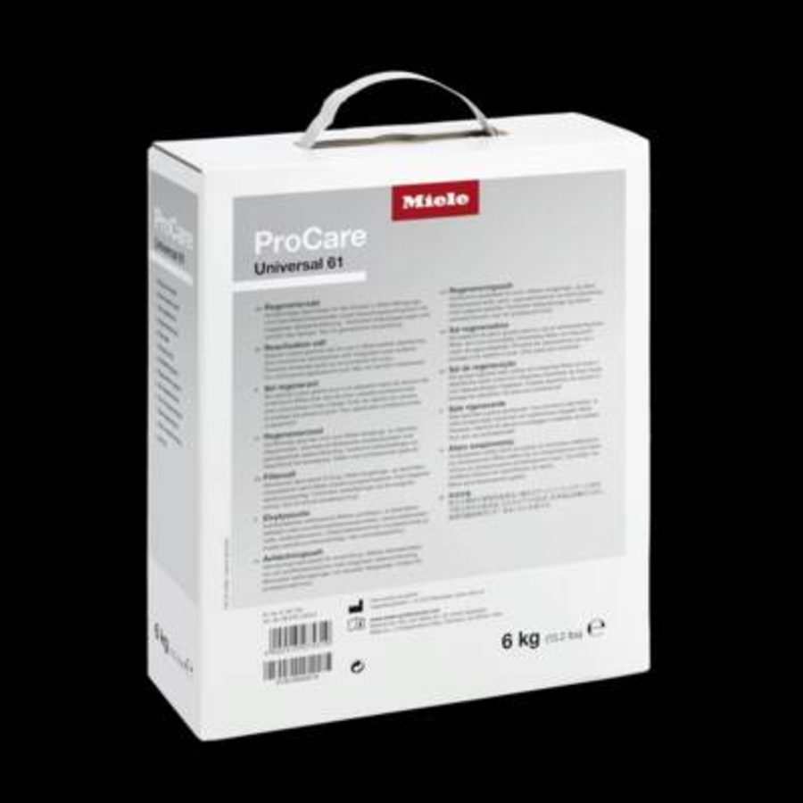 Miele ProCare Universal 61 - 6 kg Regeneriersalz 3 x 2 kg