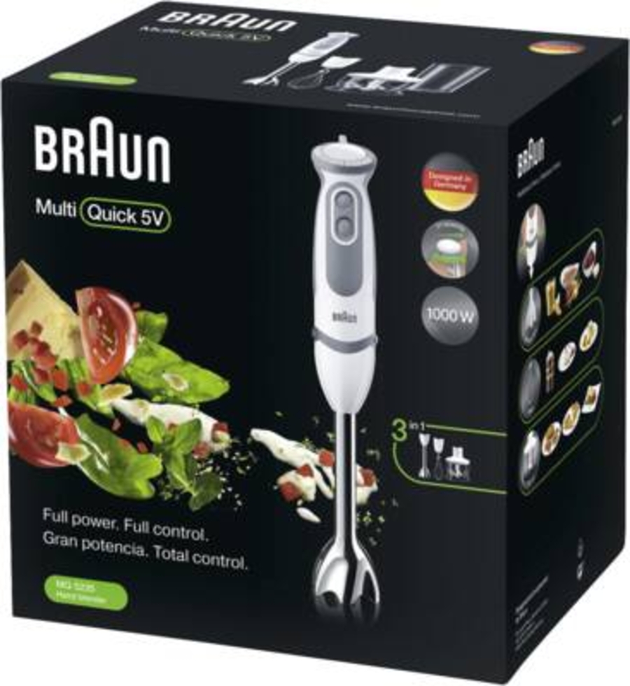 Braun Domestic Home MQ 5235 WH Multiquick 5 Vario - Stabmixer  