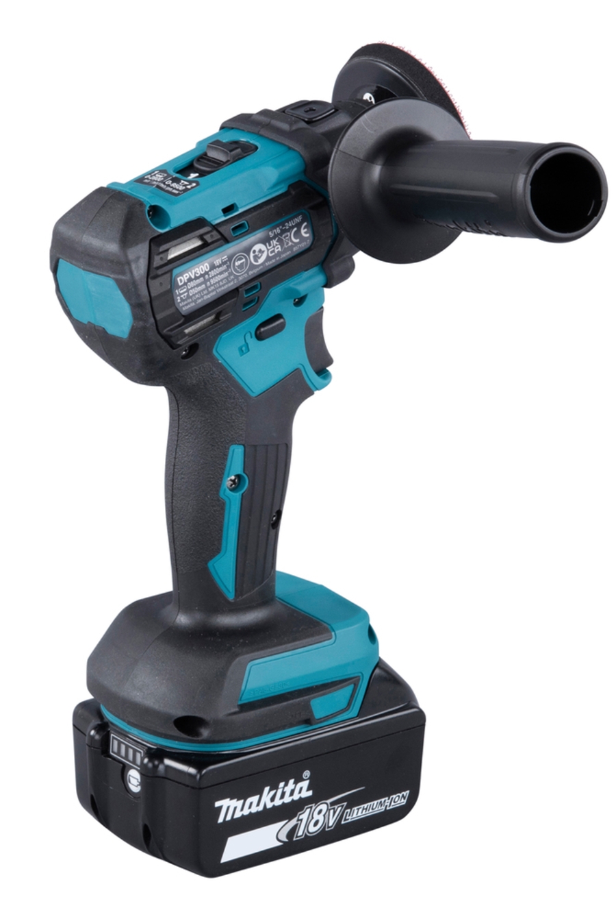Makita DPV300Z Akku-Polierschleifer LXT 18 V • 0 - 2.800 / 0 - 9.500 U/min • 50 / 80 mm