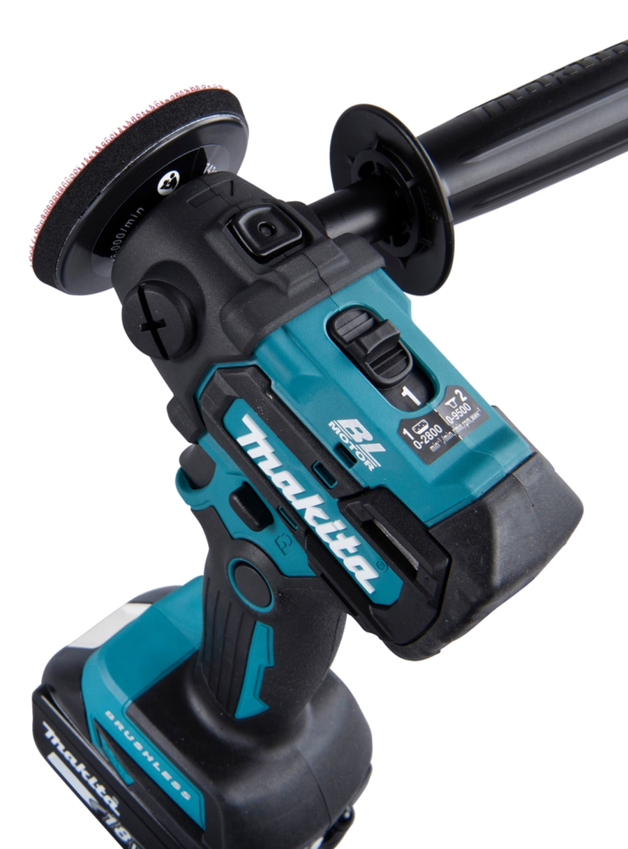 Makita DPV300Z Akku-Polierschleifer LXT 18 V • 0 - 2.800 / 0 - 9.500 U/min • 50 / 80 mm