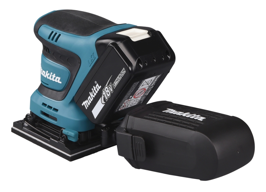 Makita DBO480Z Akku-Schwingschleifer LXT 18 V • 14.000 Schwingungen/min • 112 x 102 mm