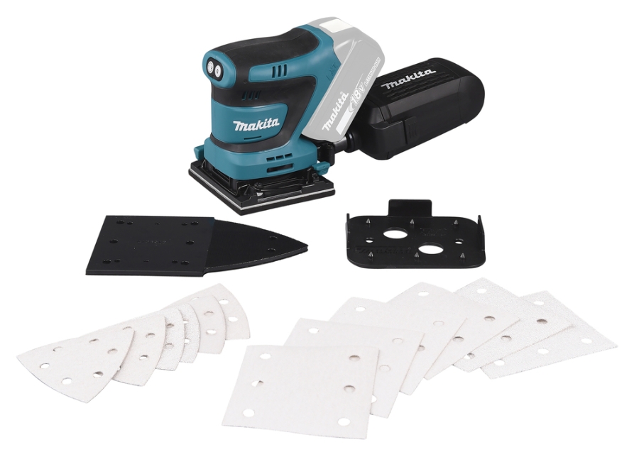 Makita DBO480Z Akku-Schwingschleifer LXT 18 V • 14.000 Schwingungen/min • 112 x 102 mm