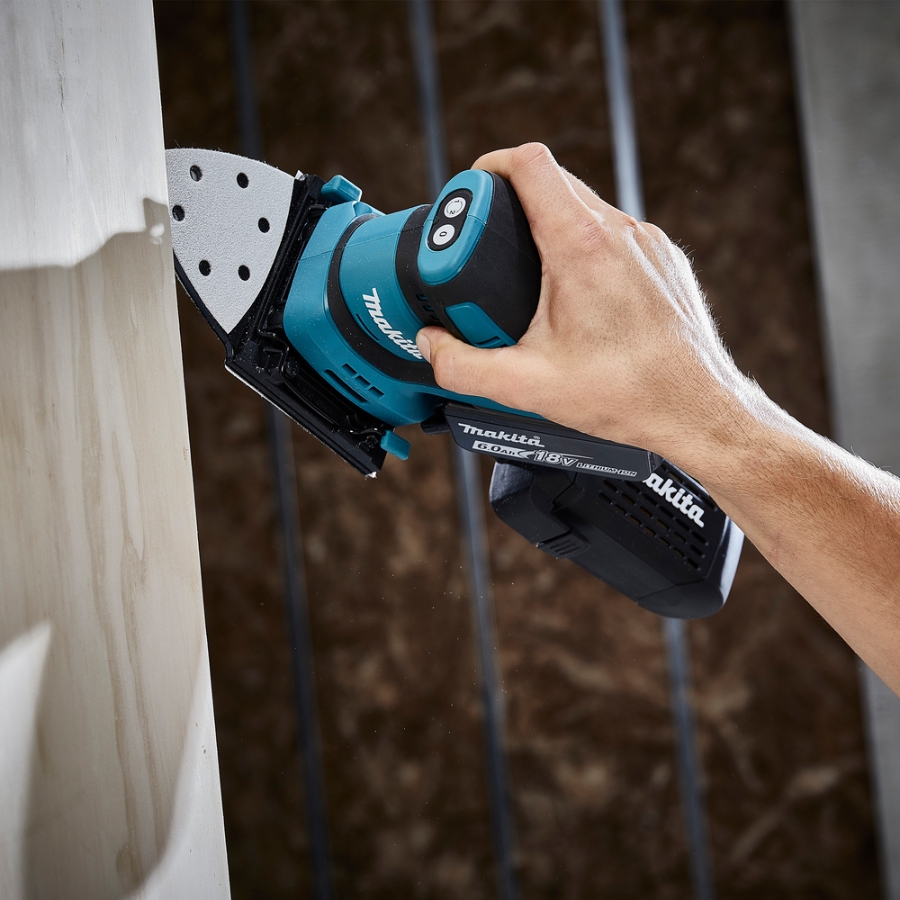 Makita DBO480Z Akku-Schwingschleifer LXT 18 V • 14.000 Schwingungen/min • 112 x 102 mm