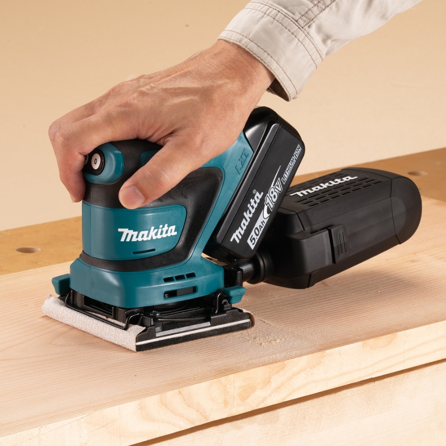 Makita DBO480Z Akku-Schwingschleifer LXT 18 V • 14.000 Schwingungen/min • 112 x 102 mm
