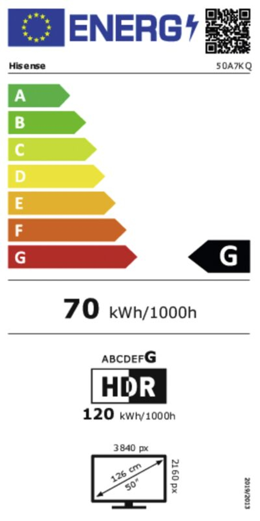 Hisense 50A7KQ QLED 50 Zoll Fernseher UHD 4K 