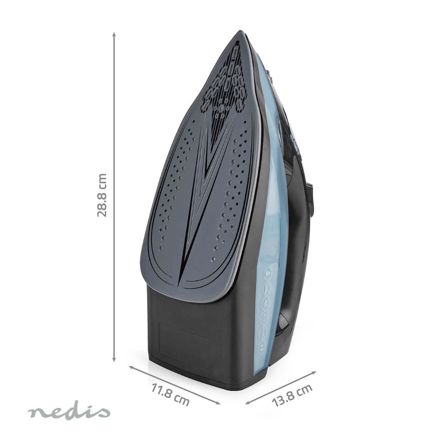 Nedis IRON2000  Bügeleisen 2600 W | Dampf Schuss | Keramisch | 0.3 
