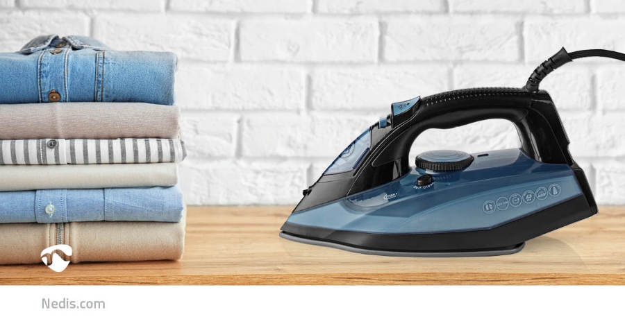 Nedis IRON2000  Bügeleisen 2600 W | Dampf Schuss | Keramisch | 0.3 