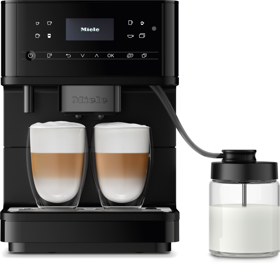 Miele CM6360 Stand-Kaffeevollautomat 125 Edition Obsidianschwarz matt