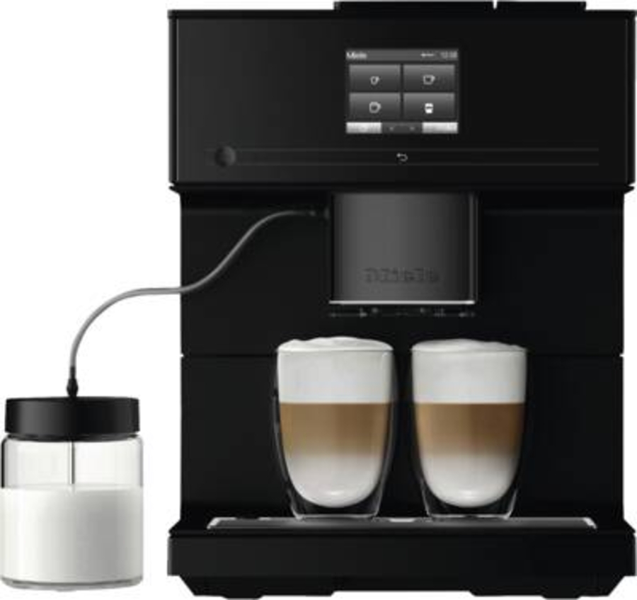 Miele CM7750 Stand-Kaffeevollautomat 125 Edition Obsidianschwarz matt