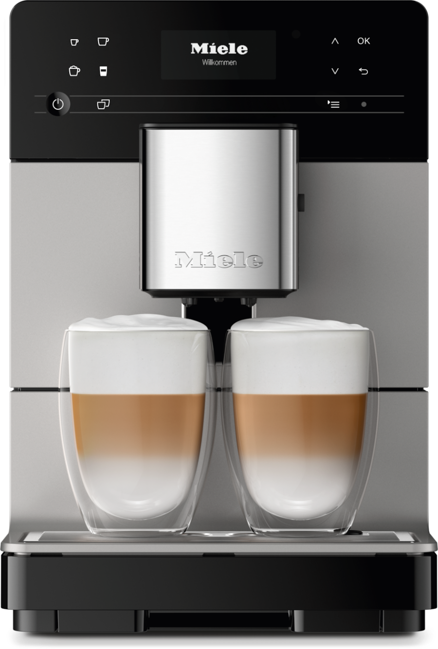 Miele CM 5510 Stand-Kaffeevollautomat AlusilberMetallic 