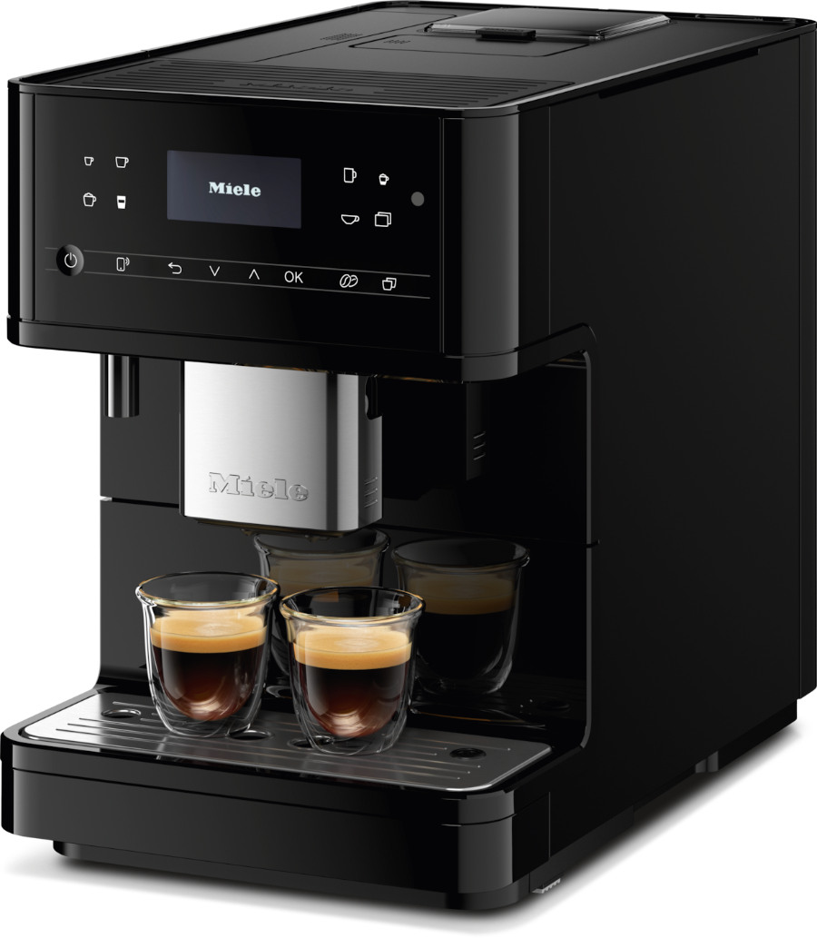 Miele CM 6160 Stand-Kaffeevollautomat Obsidianschwarz 