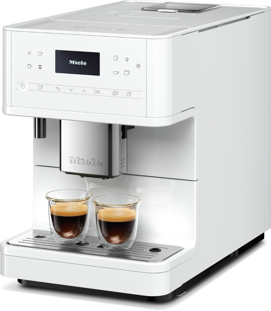 Miele CM 6160 Stand-Kaffeevollautomat Lotosweiß 