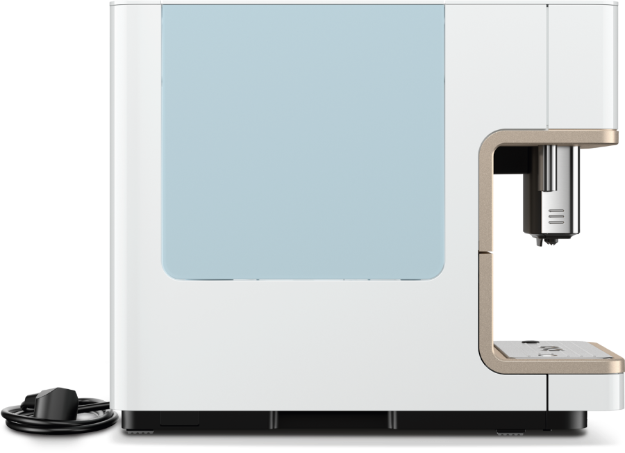 Miele CM 6360 Stand-Kaffeevollautomat Lotosweiß CleanSteelMe 