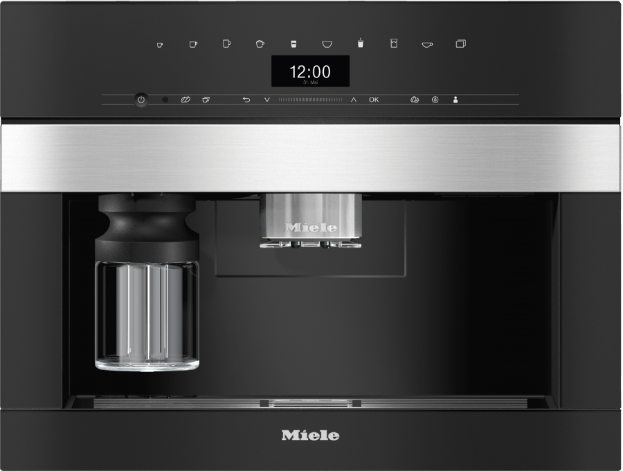 Miele Einbau-Kaffeevollautomat CVA 7440 Edelstahl/CleanSteel 