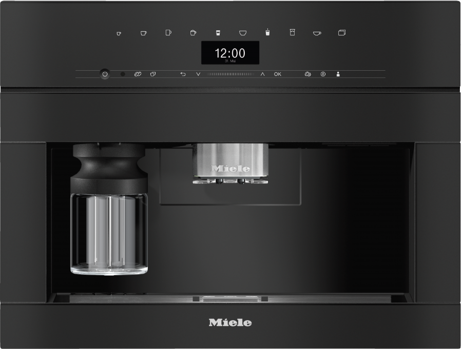 Miele CVA 7440 Einbau-Kaffeevollautomat Obsidianschwarz 