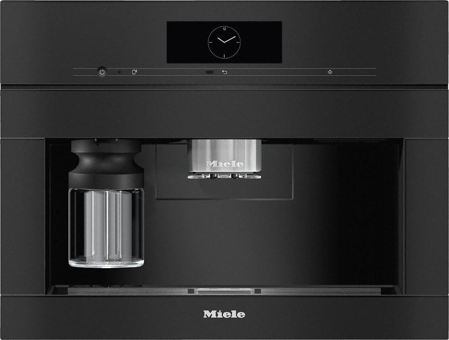 Miele CVA 7845 Einbau-Kaffeevollautomat mit DirectWater Obsidianschwarz 