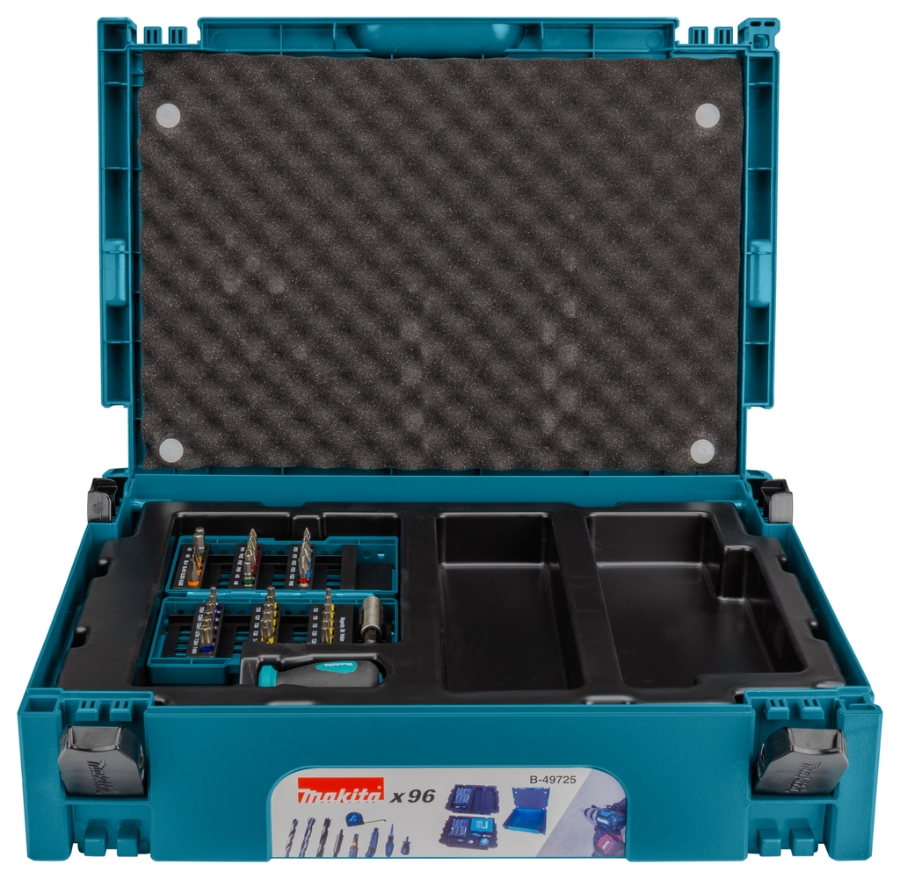 Makita B-49725 Bohrer-Bit-Set 96-teilig Makpac 