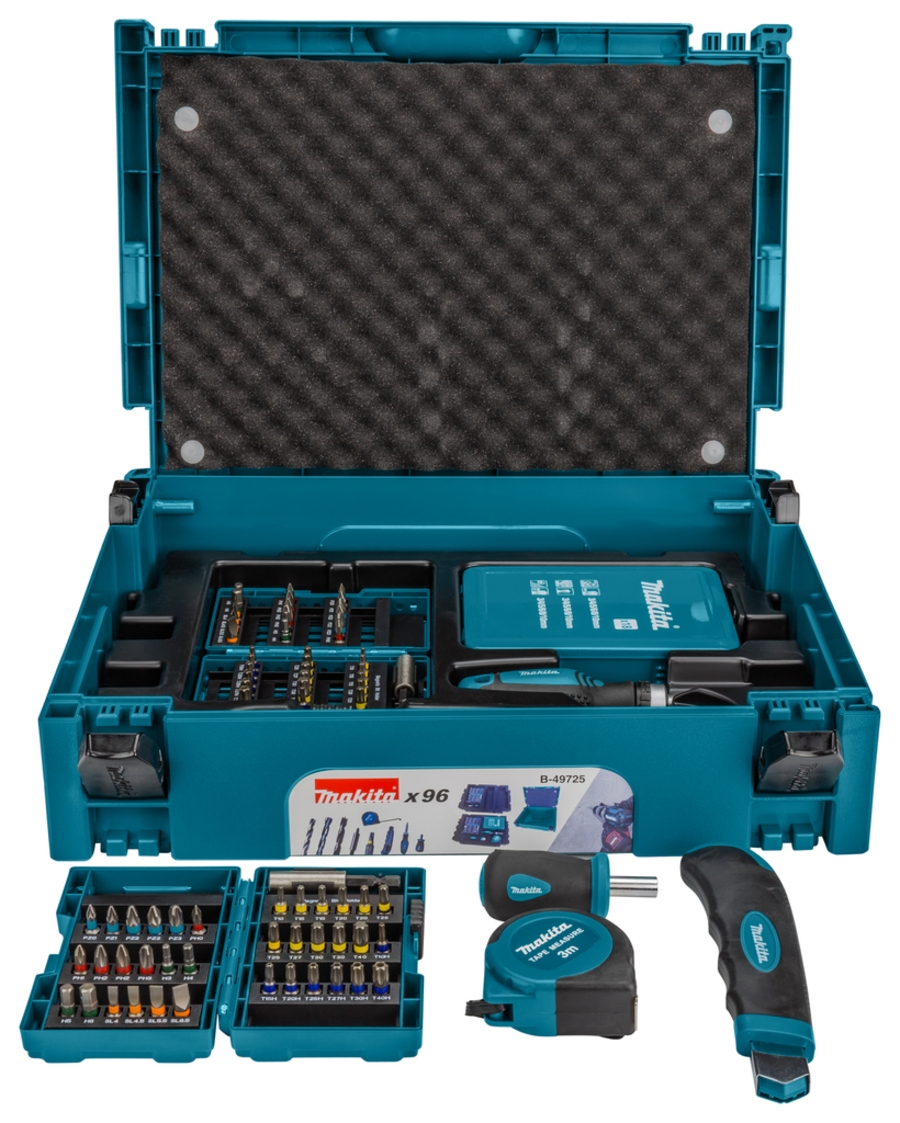 Makita B-49725 Bohrer-Bit-Set 96-teilig Makpac 
