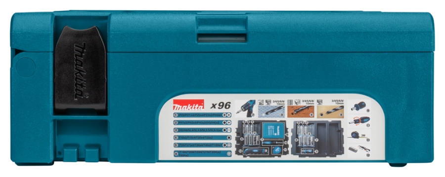 Makita B-49725 Bohrer-Bit-Set 96-teilig Makpac 