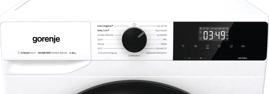 Gorenje WNHPI64SAPS/AT Waschmaschine 6 kg 1400U/min Inverter PowerDrive Motor