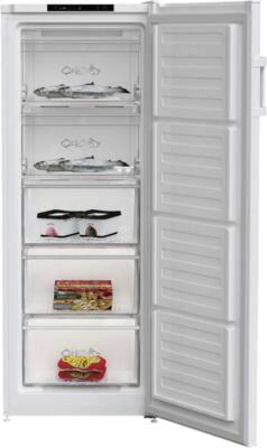 Elektrabregenz FSN 8952 Gefrierschrank Stand NoFrost H x B x T in cm: 145,7 x 54x 57,5