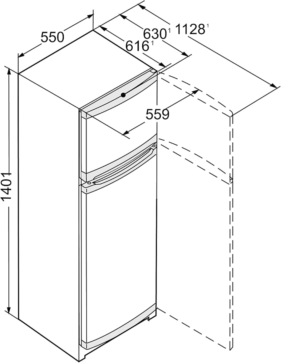Liebherr CTel2531-21 Kühl-Gefrierkombination Edelstahl  