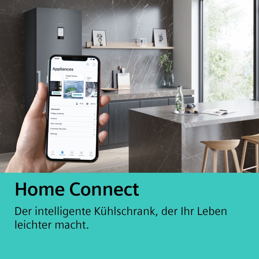 Siemens GU21NADE0 iQ500 Einbau-Unterbau Gefrierschrank NoFrost 