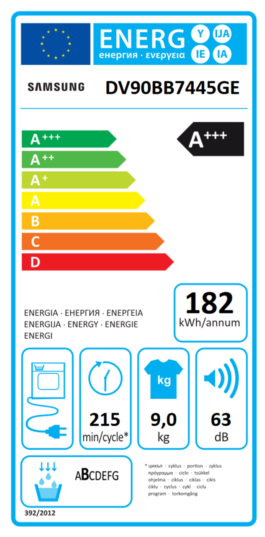 Samsung DV90BB7445GES2  Wärmepumpentrockner 9kg A+++ AI Dry 