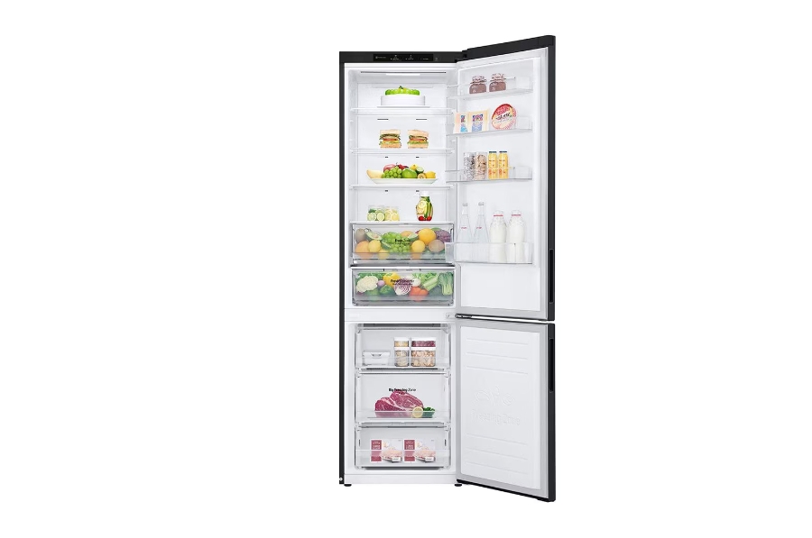 LG GBP62MCNCC1 Kühl-Gefrierkombination | 384 Liter  Energieeffizienzklasse C | Matte Black | 203cm hoch |