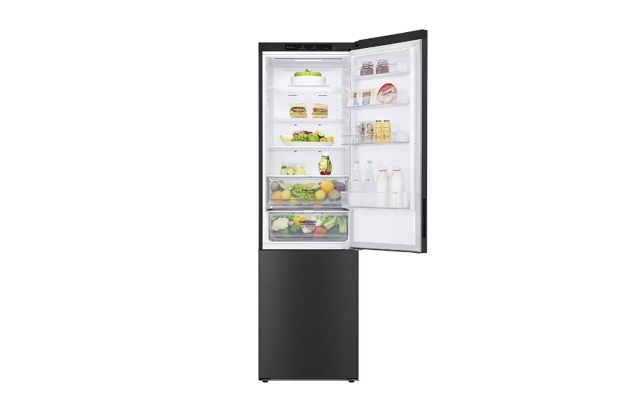 LG GBP62MCNCC1 Kühl-Gefrierkombination | 384 Liter  Energieeffizienzklasse C | Matte Black | 203cm hoch |