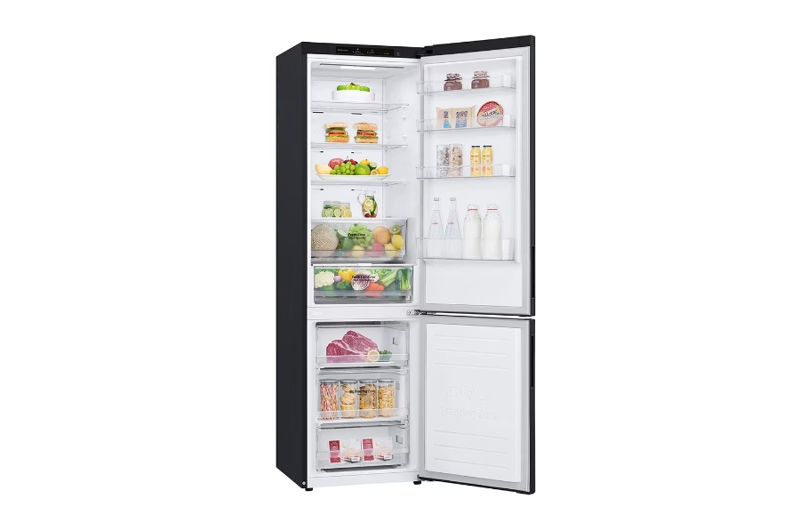 LG GBP62MCNCC1 Kühl-Gefrierkombination | 384 Liter  Energieeffizienzklasse C | Matte Black | 203cm hoch |