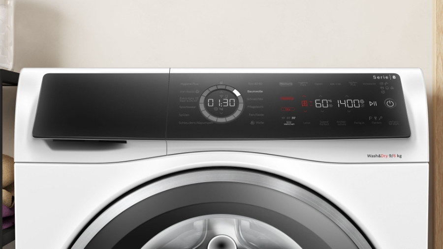 Bosch WNC244070 Waschtrockner, 9/6 kg, 1400 U/min Weiss 