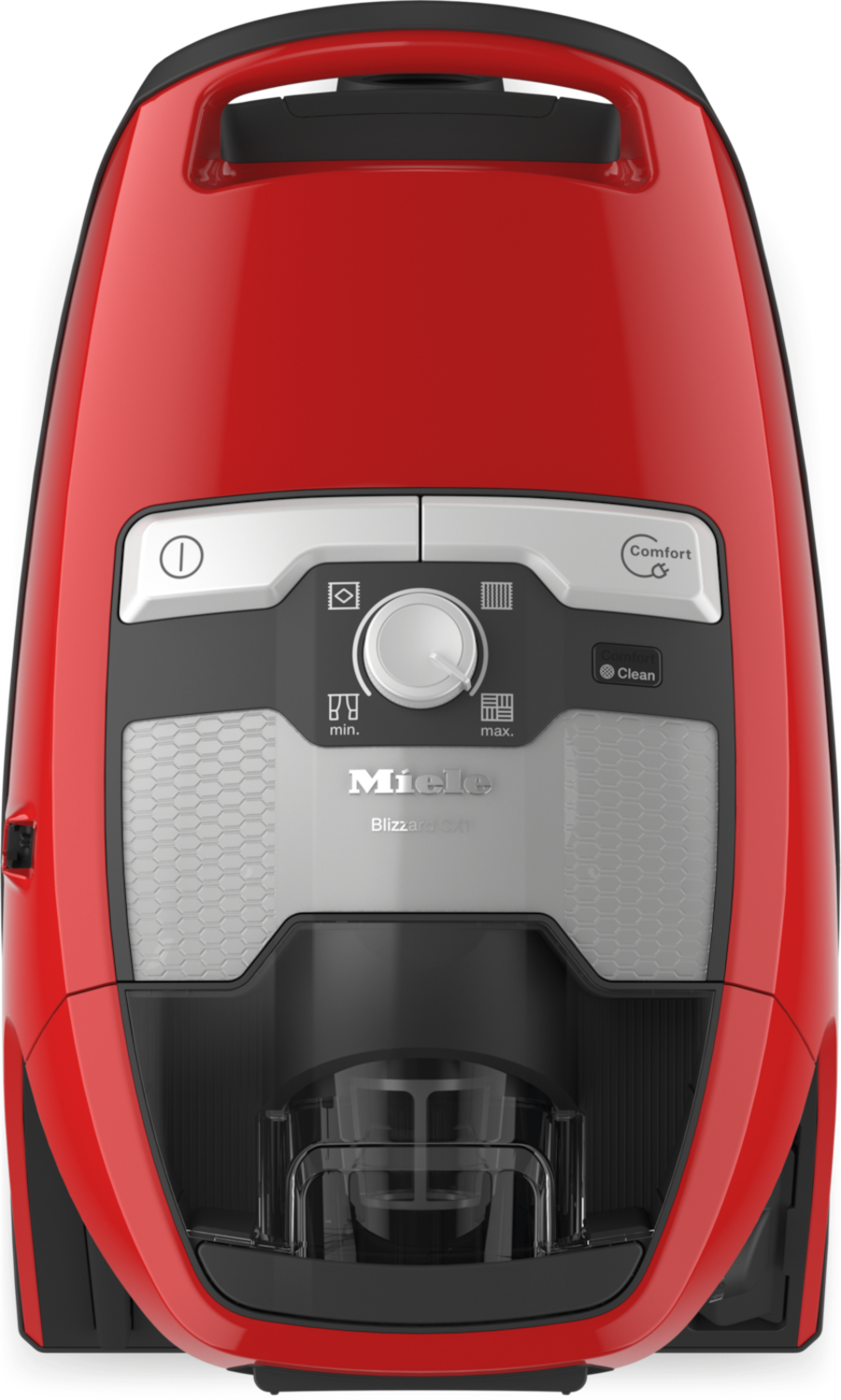Miele Blizzard CX1 Red PowerLine/Mangorot/SKRF5 Bodenstaubsauger ohne Beutel