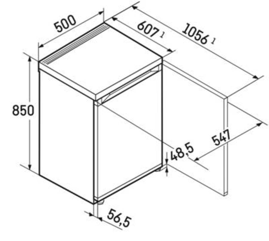 Liebherr Re 1200-20 Kühlschrank Stand 110l 