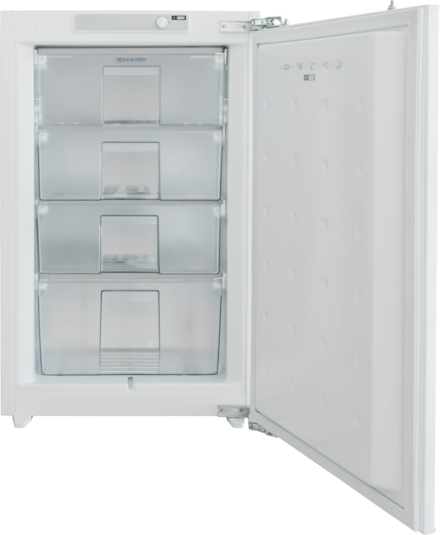 Sharp SJ-SE099M0X-EU Gefrierschrank Einbau   94L, Festtür 88er Nische