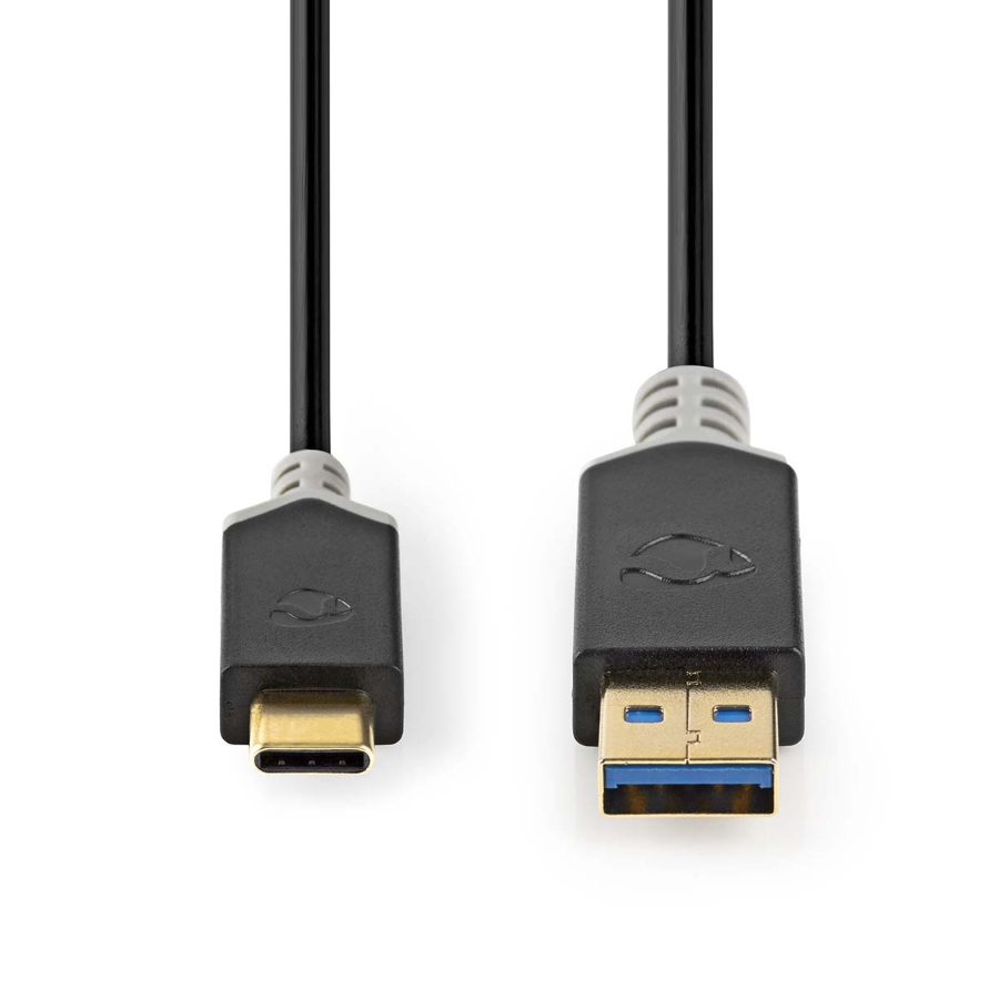 Nedis CCBW61600AT10 USB-Kabel USB 3.2 Gen 1 | USB-A Stecker | USB-C™ Stecker | 60 W | 5 Gb