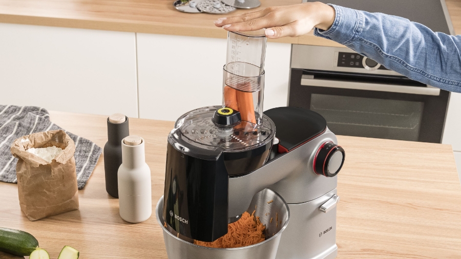 Bosch MUM9D33S11 OptiMUM Küchenmaschine 1600 W Platinum-Silber