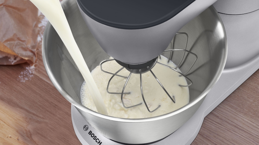 Bosch MUM9D33S11 OptiMUM Küchenmaschine 1600 W Platinum-Silber