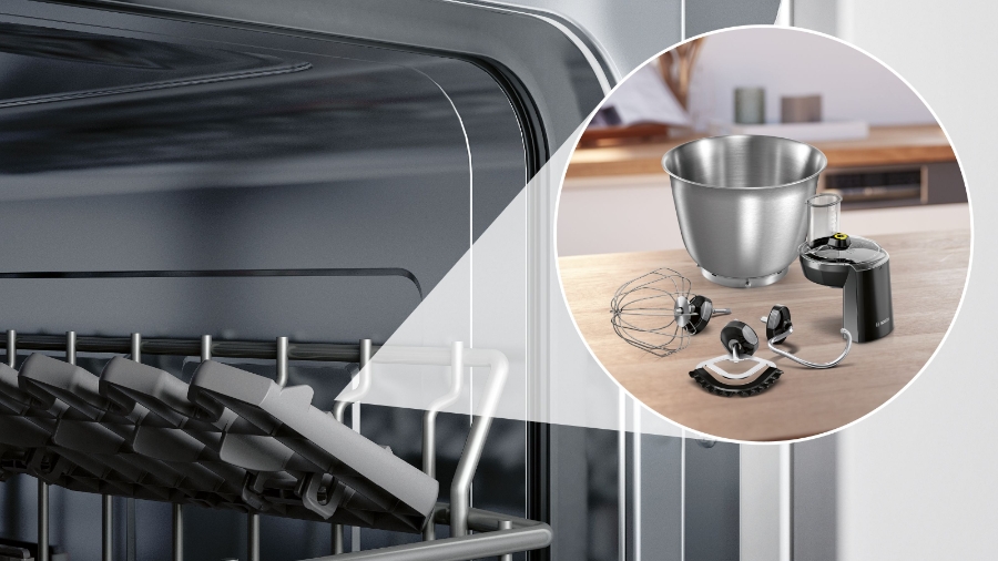 Bosch MUM9D33S11 OptiMUM Küchenmaschine 1600 W Platinum-Silber