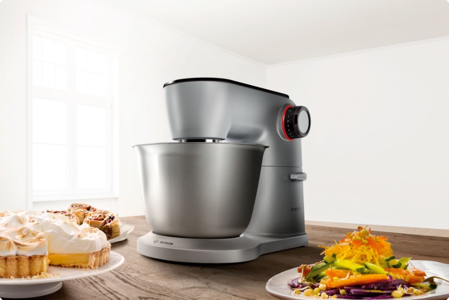 Bosch MUM9D33S11 OptiMUM Küchenmaschine 1600 W Platinum-Silber