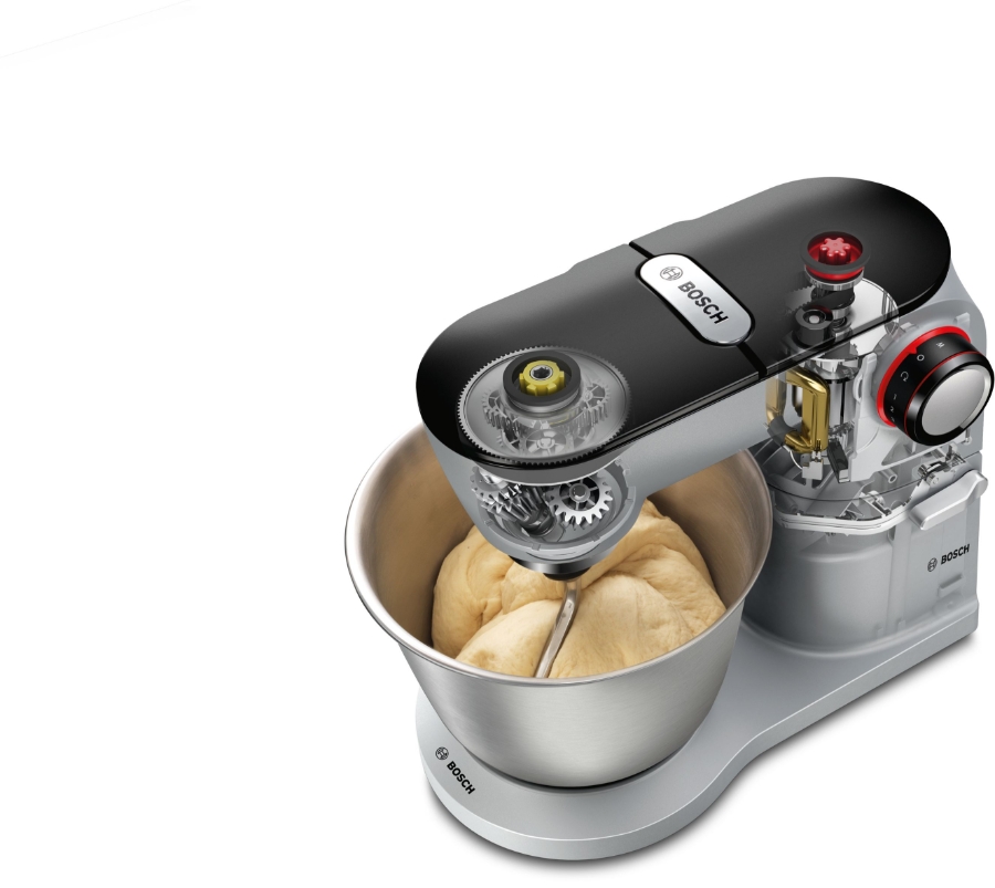 Bosch MUM9D33S11 OptiMUM Küchenmaschine 1600 W Platinum-Silber