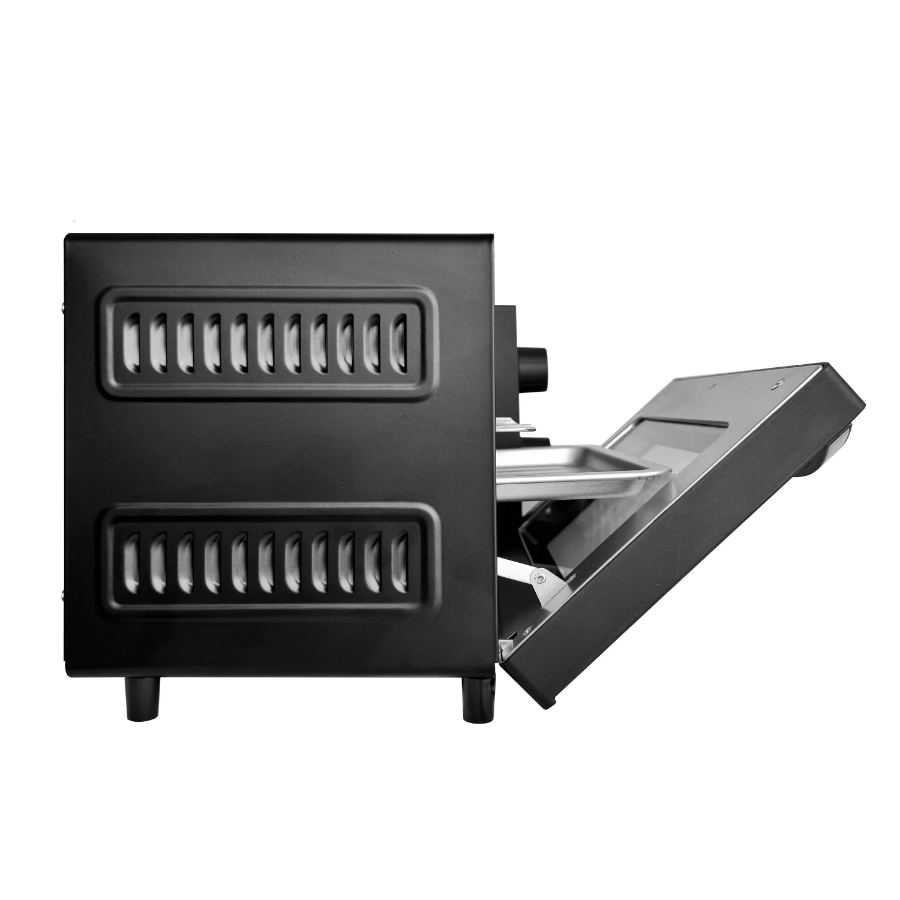 Silva MB1000 Minibackofen 10l 650 Watt schwarz/chrom  